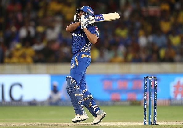 Rohit Sharma batting for Mumbai Indians