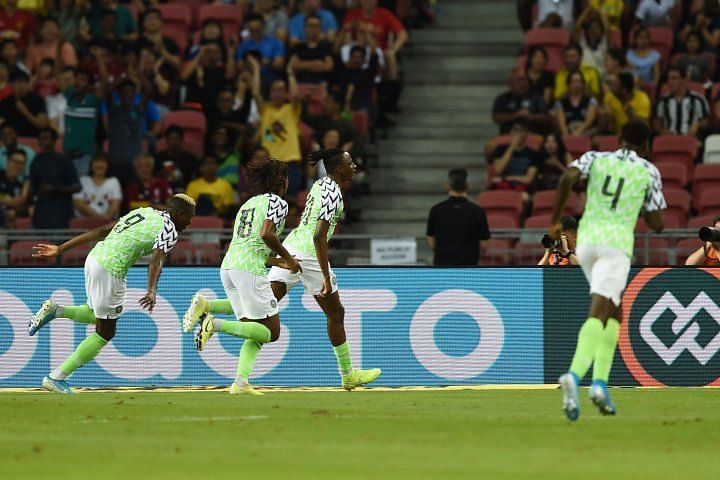 Joe Aribo scored his second goals for Nigeria