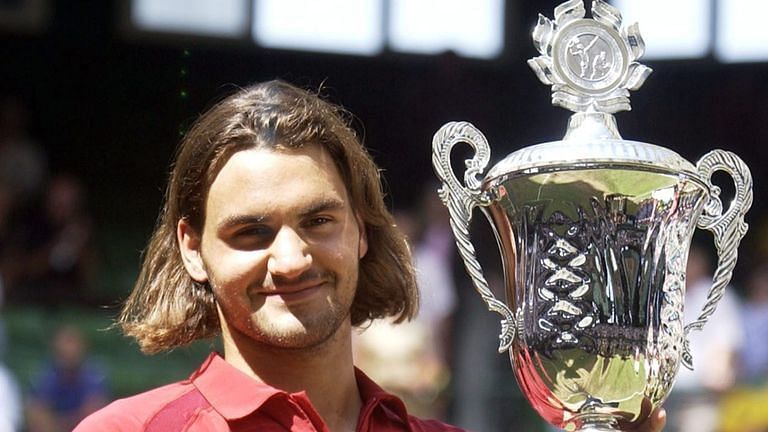 Federer at 2003 Halle