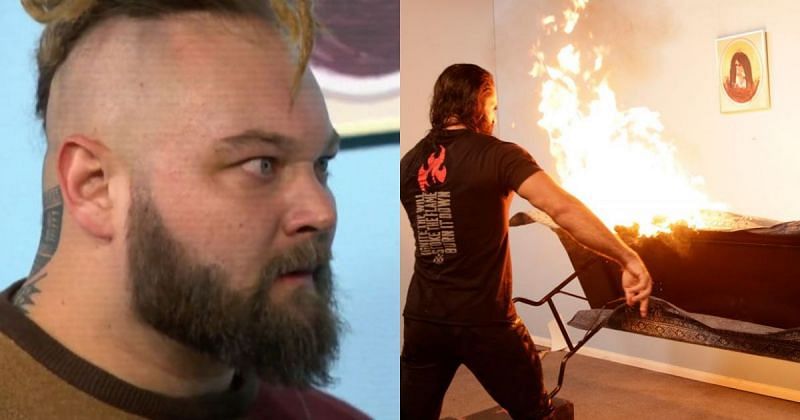 Bray Wyatt/ Seth Rollins burning it down!