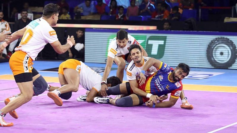 Though none of Puneri Paltan's defenders finished in the top 5 of the 'Most Tackle Points' list, they topped the defensive department of PKL 2019