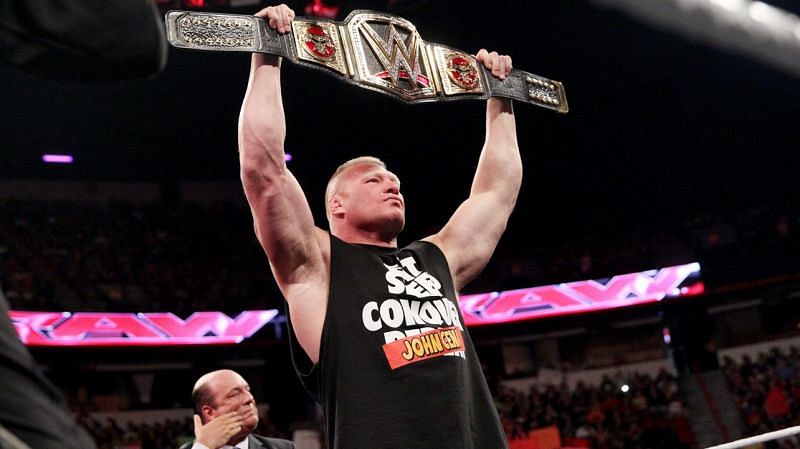 Brock Lesnar is once again a world champion