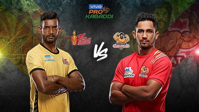 Pro Kabaddi Live Score: Telugu Titans v Gujarat Fortune Giants | Live Commentary and Match Updates | 7th October 2019