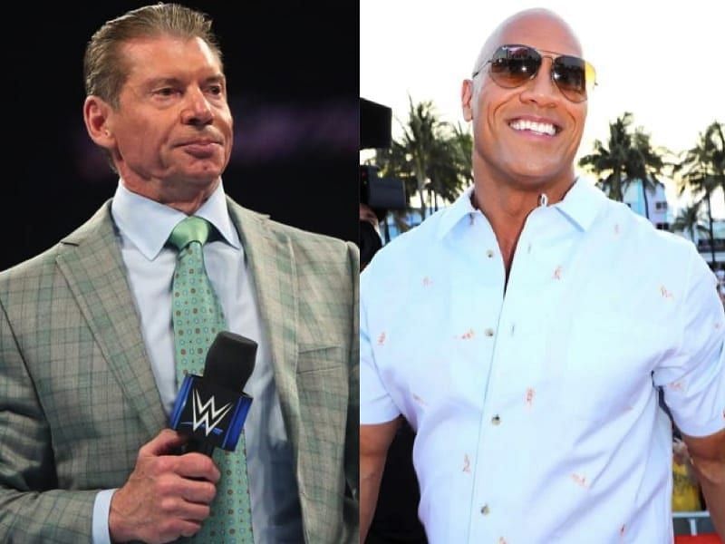 The Rock and Vince McMahon