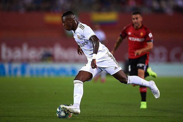 Vinicius Jr. repeatedly got down Mallorca&#039;s right flank but couldn&#039;t create much in advanced positions