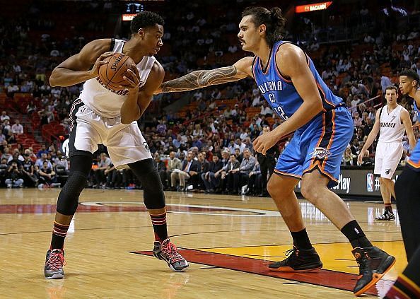 Steven Adams&#039; skillset is similar to Hassan Whiteside&#039;s