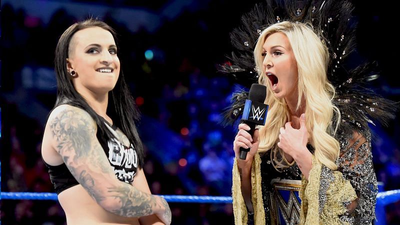 Riott and Charlotte Flair
