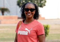 Fastest woman alive Carmelita Jeter delighted to see over 40,000 runners at Airtel Delhi Half Marathon