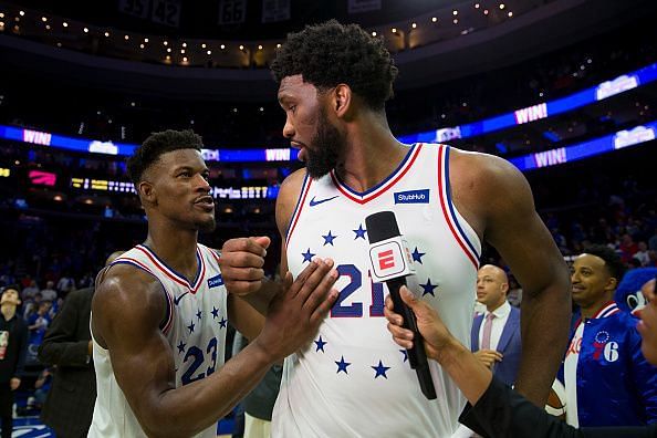 Jimmy Butler was Philadelphia&#039;s standout performer during the postseason