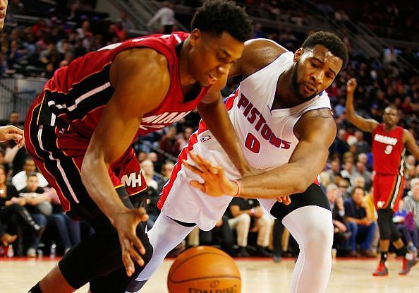 Andre Drummond could replace the departed Hassan Whiteside as the Heat&#039;s starting center