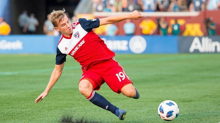 Pomykal in action for FC Dallas