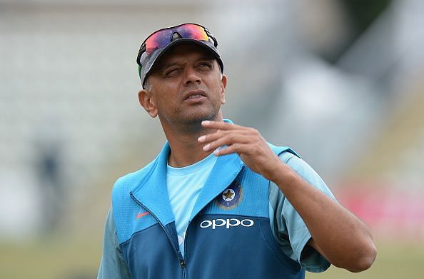 The current Dravid as a coach.