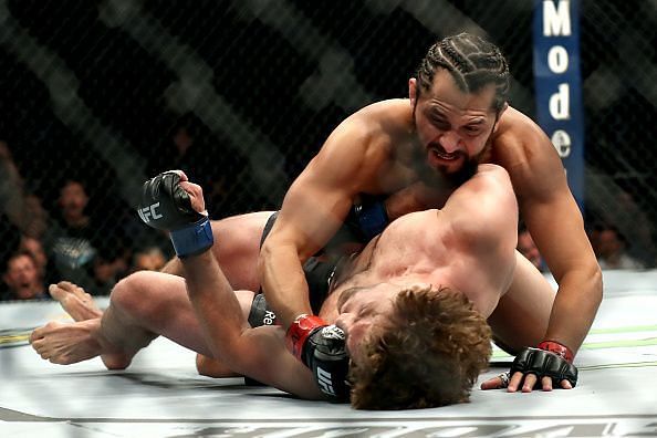 Masvidal famously knocked out Askren with a flying knee within five seconds of the first round
