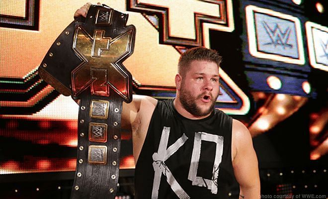 Kevin Owens as NXT Champion in 2015
