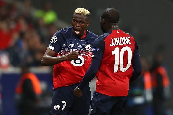 Victor Osimhen rose above everybody else to draw Lille level