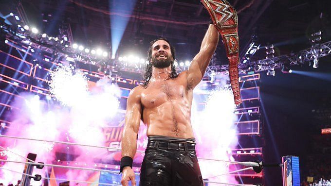 Summerslam 2019 closed with the image of Seth Rollins holding aloft the WWE Universal Championship