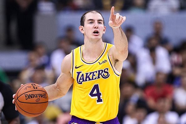 Alex Caruso is expected to play a key role in the Lakers&#039; rotation