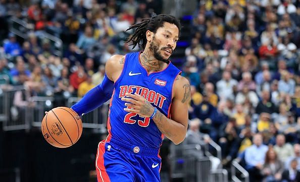 Derrick Rose has performed well during his first two games with the Pistons