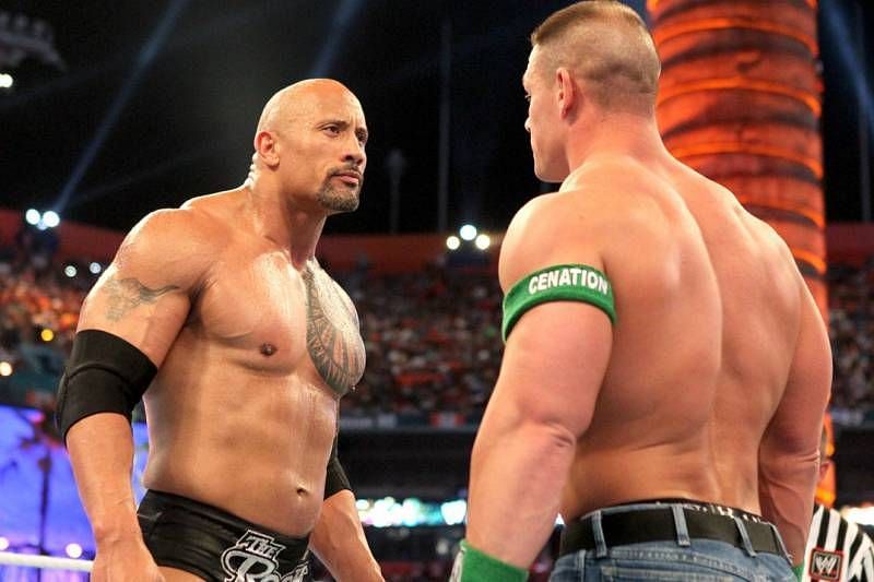 The Rock vs Cena