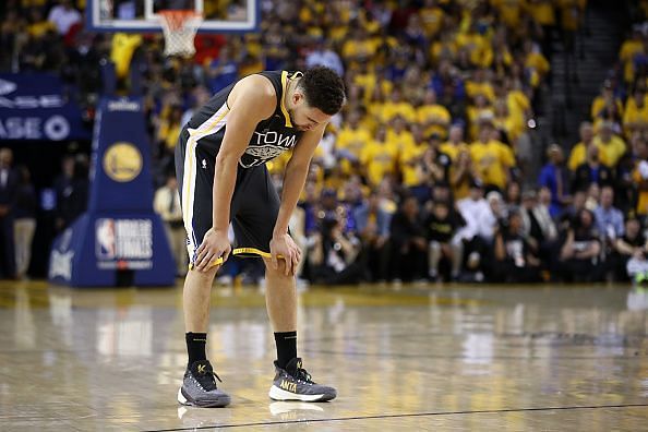 Klay Thompson was injured during Game 6 of the 2019 NBA Finals