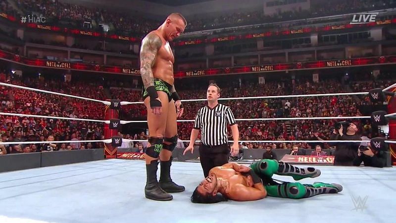 Randy Orton showed Ali a sign of respect after their match.