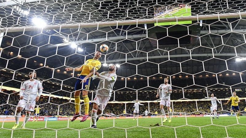 Berg broke the deadlock in the second-half, where Sweden were unfortunate not to snatch all three points