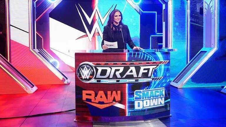 Stephanie McMahon was the emcee for the WWE Draft.