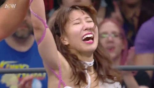 Riho is on top of the world at the moment