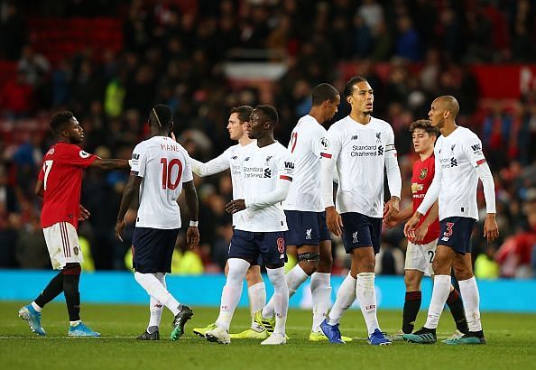 Liverpool dropped their first points of the season at Old Trafford.