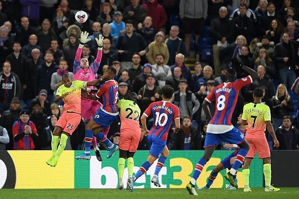 Ederson had a good game, the highlight of which was a stunning save to deny Christian Benteke.