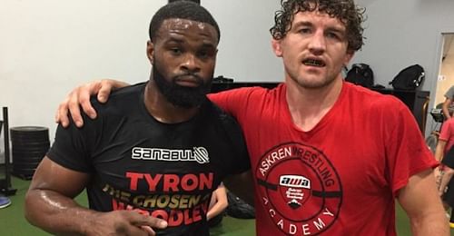 Tyron Woodley and Ben Askren.