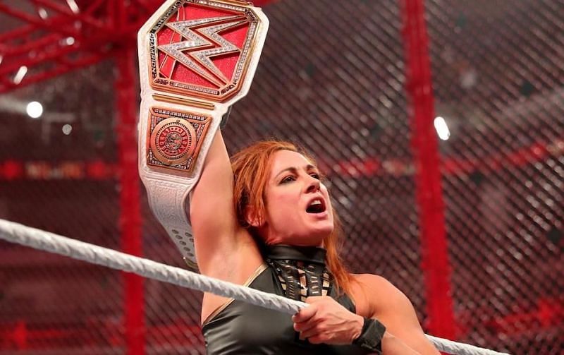 Becky Lynch is the first woman to retain her Championship inside Hell in a Cell