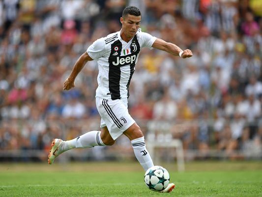 Ronaldo in action for Juventus.