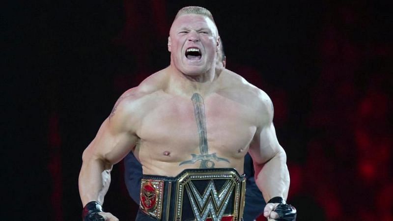 Brock Lesnar is the brand new WWE World Champion