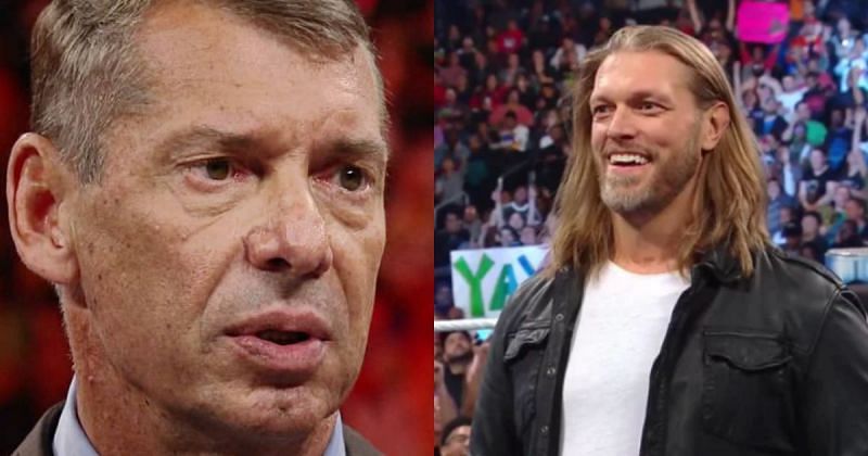 Vince McMahon and Edge