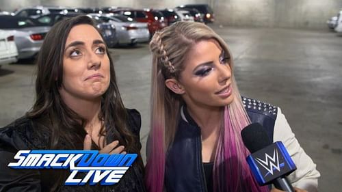 Alexa Bliss and Nikki Cross
