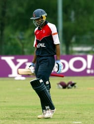 Paras Khadka, the former Nepali captain, was handed a T10 contract