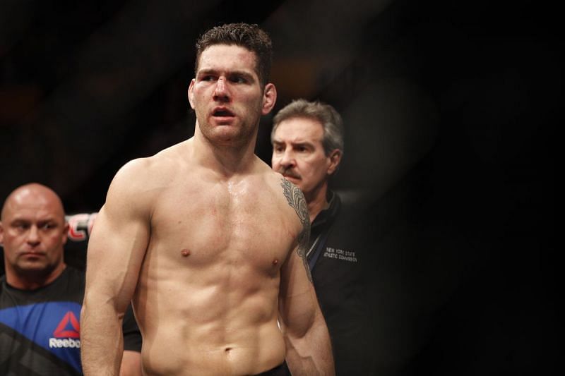 Former UFC Middleweight champion Chris Weidman moves up in weight to 205 lbs this weekend