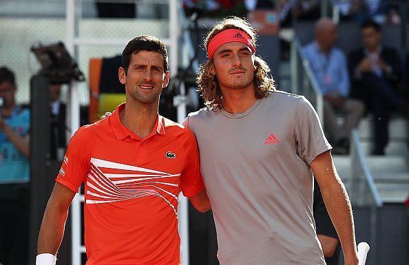 Djokovic defeated Tsitsipas in the final of the 2019 Mutua Madrid Open earlier this year