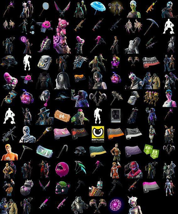 All the Halloween Skins that would roll out in Fortnite this year (Image Hypex and Kleinmike)