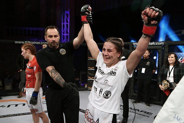 Jennifer Maia could capture a title shot with a win this weekend