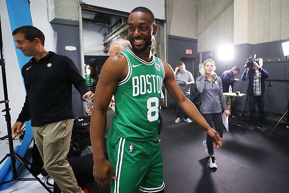 Kemba Walker joined the Boston Celtics from the Charlotte Hornets during free agency