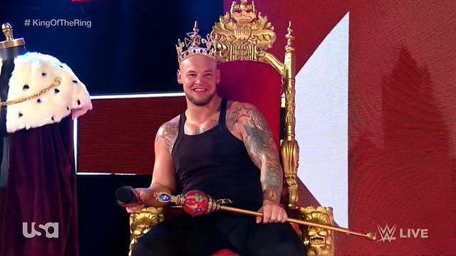King Corbin, the winner of the 2019 King of The Ring Tournament.
