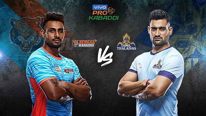 PKL 2019, Match 128: Bengal Warriors vs Tamil Thalaivas | Match preview, predictions and telecast details - Who will win today’s match?