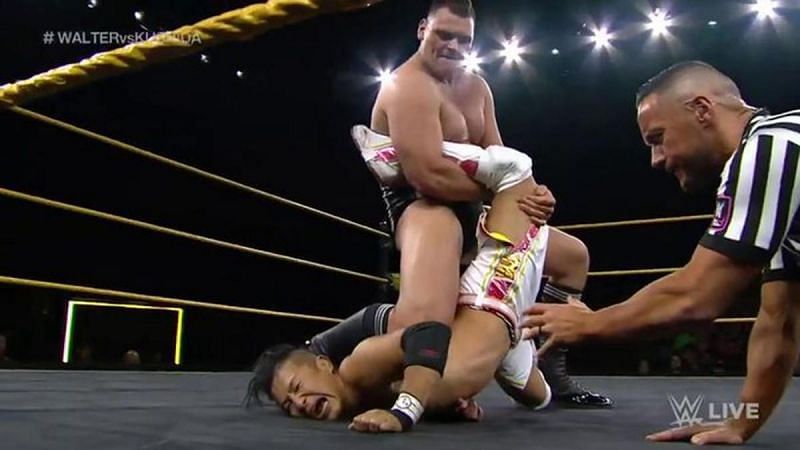 Walter destroyed Kushida this week on NXT