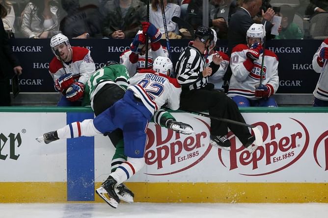 Gurianov scores on penalty shot, Stars beat Canadiens 4-1