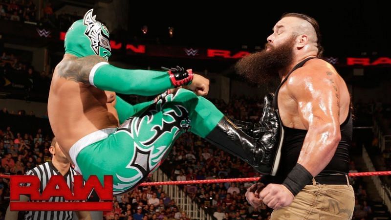 Sin Cara and Braun Strowman