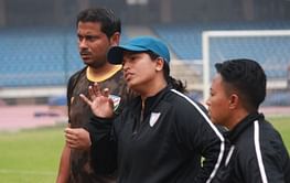 Indian women’s football coach scouts for talent in KIUG