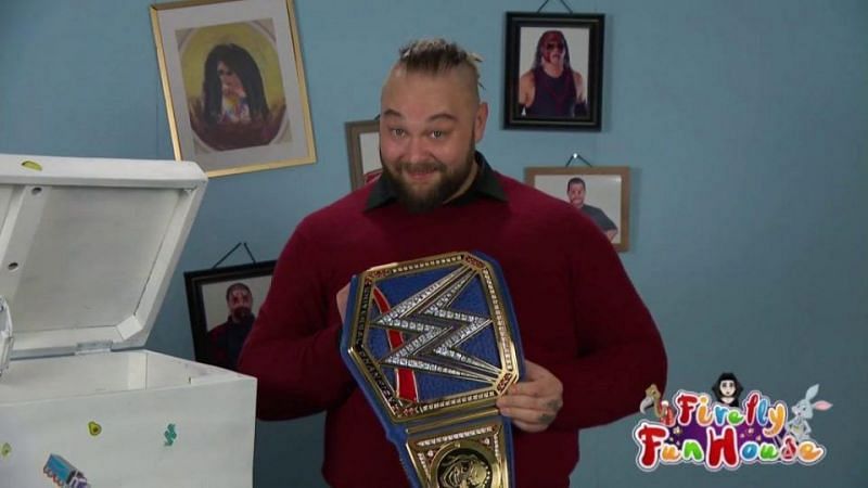 Bray Wyatt with the new belt