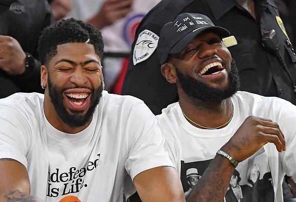 Anthony Davis and LeBron James finally play together, for the Lakers